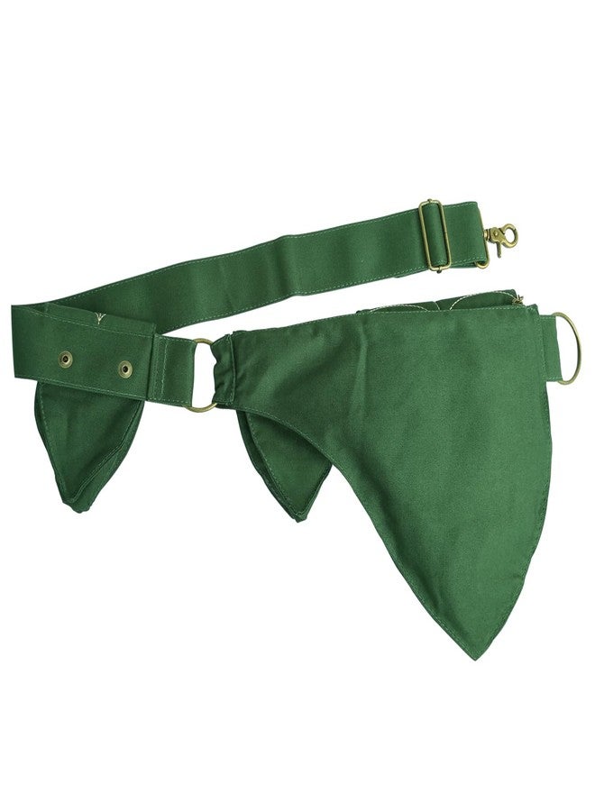 INNTURT Renaissance Bag Festival Waist Pack for Women - Adjustable Thigh Ren Faire Belt | Lightweight Polyester Leg Pouch | Perfect Accessories for Festival Adventures, Cosplay & Prop (Green) - Image 5